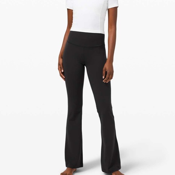 Lululemon Super High-Rise Flare Nulu Groove Pants in Black - Picture 1 of 6